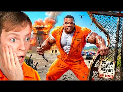 ESCAPE the PRISON as the STRONGEST MAN in GTA 5!