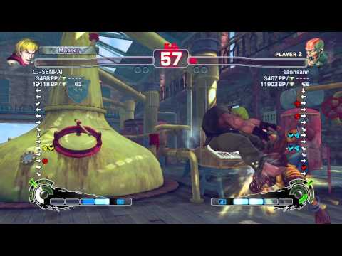 CJ SENPAI ( Ken ) vs sannsann ( Dhalsim ) - AE 2012 HD Replay