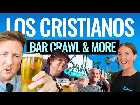 What are the Bars like in LOS CRISTIANOS Tenerife? & British food from Harriet's