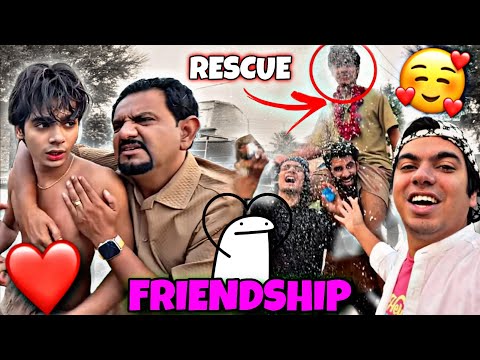 Subhan Rescue🥺💗waleed subhan friendship🤝👭🥰
