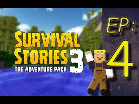 Modded Minecraft - Survival Stories 3 -EP:4 ~"QUARRY, POWER AND STORAGE"