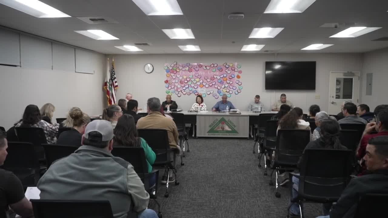 Wasco Elementary School Board extends superintendent's contract despite community opposition