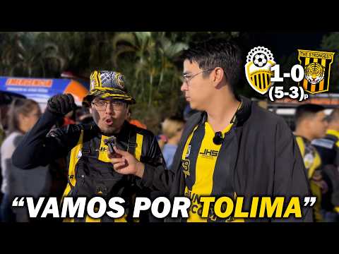 REACCIÓN con la gente | TÁCHIRA 1-0 THE STRONGEST