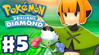 Gym Leader Gardenia! - Pokemon Brilliant Diamond and Shining Pearl - Gameplay Walkthrough Part 5