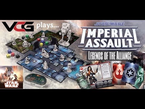 Star Wars Imperial Assault  - Legends of the Alliance tutorial campaign mission 1