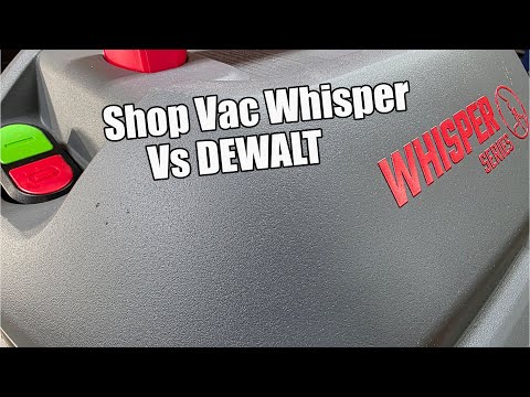 Is This the Quietest Shop Vac EVER? | Shop-Vac 12 Gallon 5.5 HP 'Whisper' Vs Dewalt Stealth Sonic