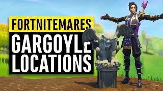 All Gargoyle Locations Kenh Video Giải Tri Danh Cho Thiếu Nhi - fortnite gargoyle location guide dance in front of gargoyles