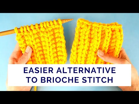 Cartridge Belt Rib - an Easier Alternative to Brioche Stitch