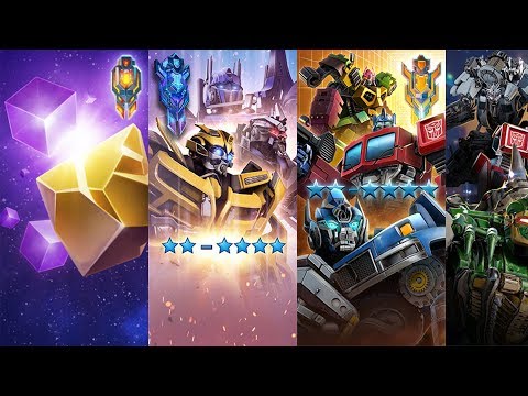 EPIC 100 + CRYSTAL OPENING! ANOTHER 4 STAR BOT?!?! - TRANSFORMERS : Forged To Fight