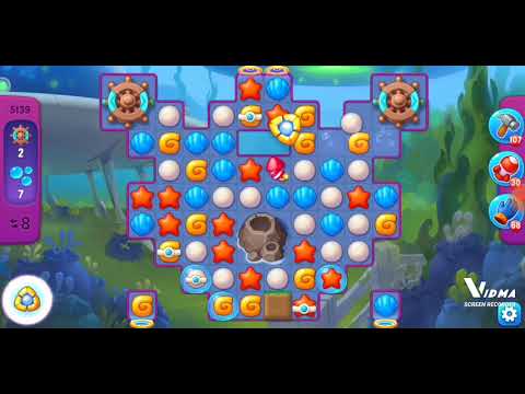 Fishdom. 5139 super hard level no boosters and diamonds