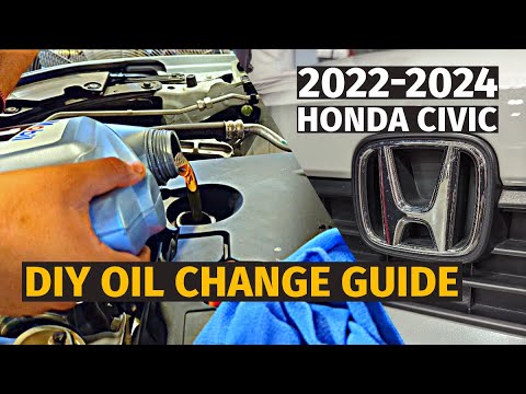 2022-24 Honda Civic Oil Change Guide (FE/FL 2.0L K20 11th Generation)