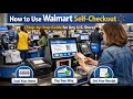 How To Use The Self Checkout ANY Walmart Superstore Grocery Store With Credit Card In United States