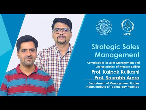 Strategic Sales Management Prof sourabh arora Prof kalpak kulkarni
