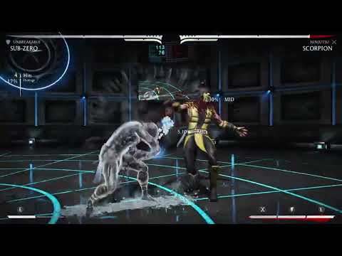 MKX Sub-Zero (Unbreakable) Combo
