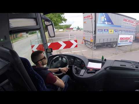 Mercedes Benz Tourismo BUS Coach driving/POV - Bus Routine