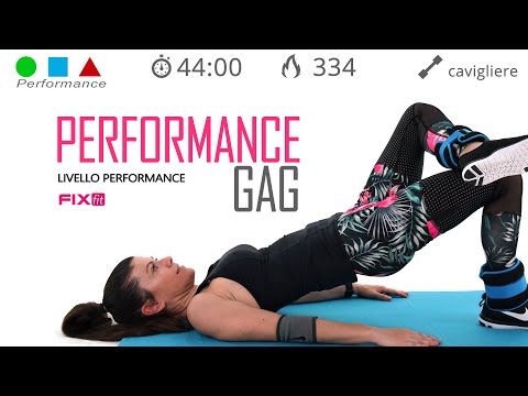 Performance GAG! Esercizi Per Gambe, Addominali e Glutei Senza Salti
