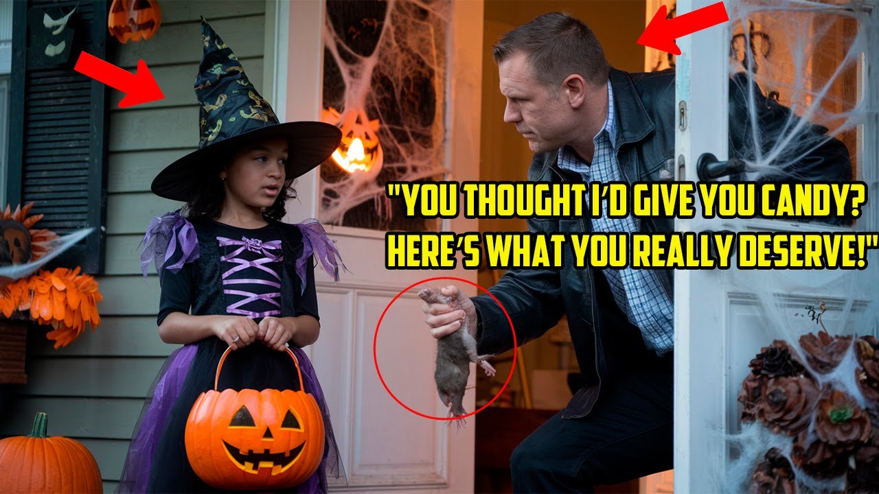 Racist Neighbor Gave Black Girl a Dead Mouse Instead of Candy, but Her Response Shocked Him!