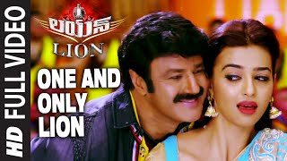 One And Only Lion Full Video Song  Lion  Nandamuri