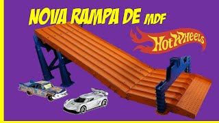 hot wheels rampa de madeira estilisada ficou top de mais