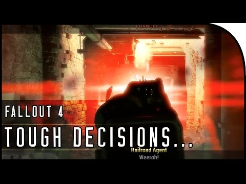 Fallout 4 Gameplay Walkthrough Part 36 – “Tough Decisions, The Railroad's Fate...”