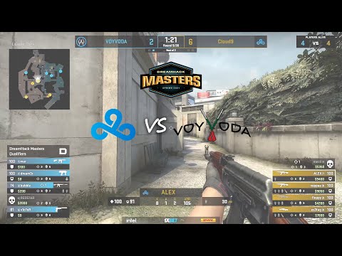 Cloud9 vs VOYVODA #2 de_overpass Dreamhack Master Spring 2021 Europe Closed qualifier