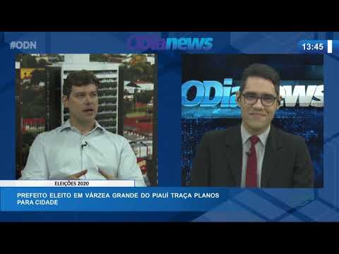 Prefeito eleito em Várzea Grande do Piauí fala de seus projetos em entrevista 19 11 2020