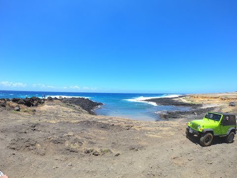Ride back from Green Sand Beach - Ocean view