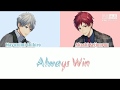 Mayuzumi Chihiro And Akashi Seijuurou Always Win Romaji Kanji English Full Lyrics