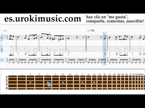 Tutorial de Mandolina Greensleeves Clases Notas Parte#2 um-b927