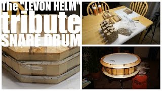 BUILDING STAVE DRUM SHELL BLANK: The &quot;HELMISH&quot; SNARE, Pt. 1