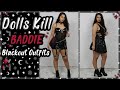 FIRST 2021 DOLLS KILL HAUL Baddie All Black Outfits Poster Grl Horoscopez Current Mood