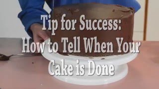 How To Tell When Your Cake Is Done