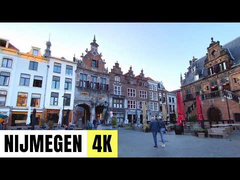 NIJMEGEN, NETHERLANDS 🇳🇱 [4K] City Centre — Walking Tour