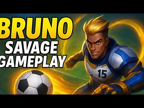 ⚽ Bruno Savage Gameplay | Mobile Legends High Damage Carry!