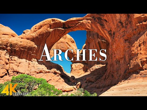 Arches National Park 4K Ultra HD • Stunning Footage, Scenic Relaxation Film with Calming Music