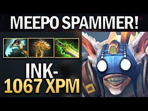 INK MEEPO PLANTING IRONWOOD TREES - DOTA 2 7.23 GAMEPLAY