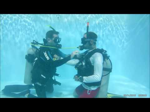 stationary air sharing  alternate air source skill's SSI www scubanosybe com