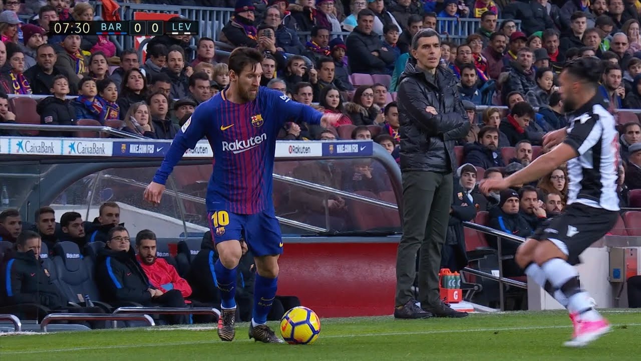 Lionel Messi vs Levante | Every Touch | 06/01/2018