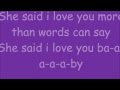 bill downs she said lyrics 