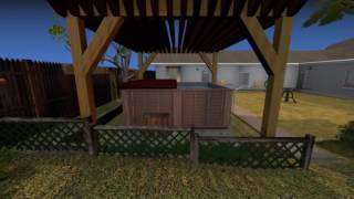 Hot Tub gazebo designs (with blend)