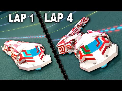 Racing HOVER TRAINS, But Every Lap They Get Longer!