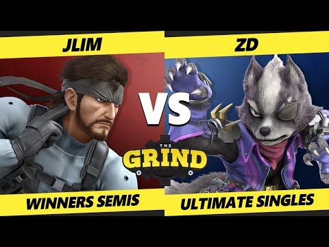 The Grind 117 Winners Semis - JLim (Palutena, Snake) Vs. ZD (Wolf) Smash Ultimate - SSBU