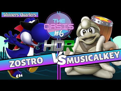 The Oasis #6 HDR Winners Quarters - Zostro (Yoshi) Vs. Musicalkey (King Dedede)