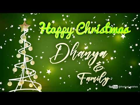 Dhanya #Christmas #special #video #wish Happy Christmas song - Happy Christmas wishes to you
