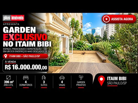 Vídeo do imóvel — Apartamento à venda com 325m², 4 quartos e 4 vagas - Itaim Bibi
