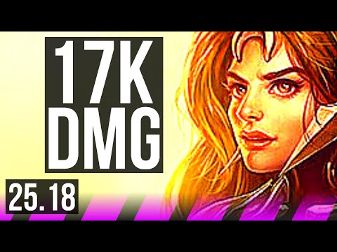 LEONA & Sivir vs XERATH & Jhin (SUP) | 17k DMG | EUNE Master | 25.18