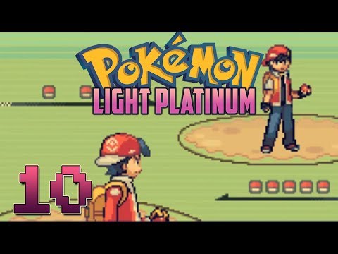 Let's Play Pokemon Light Platinum Part 10 - PKMN Trainer Red Battle