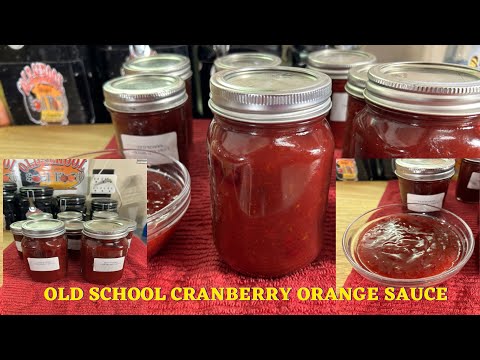 OLD SCHOOL CRANBERRY ORANGE RELISH (SAUCE)A Perfect Addition To Your Turkey And Cornbread Dressing