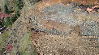 Blasting utilities for a housing development job