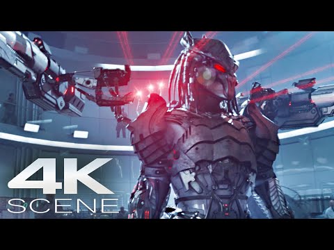 The Predator Unleashes Killer Suit (4K Blu-ray) Ending Scene - The Predator Clip [2018]